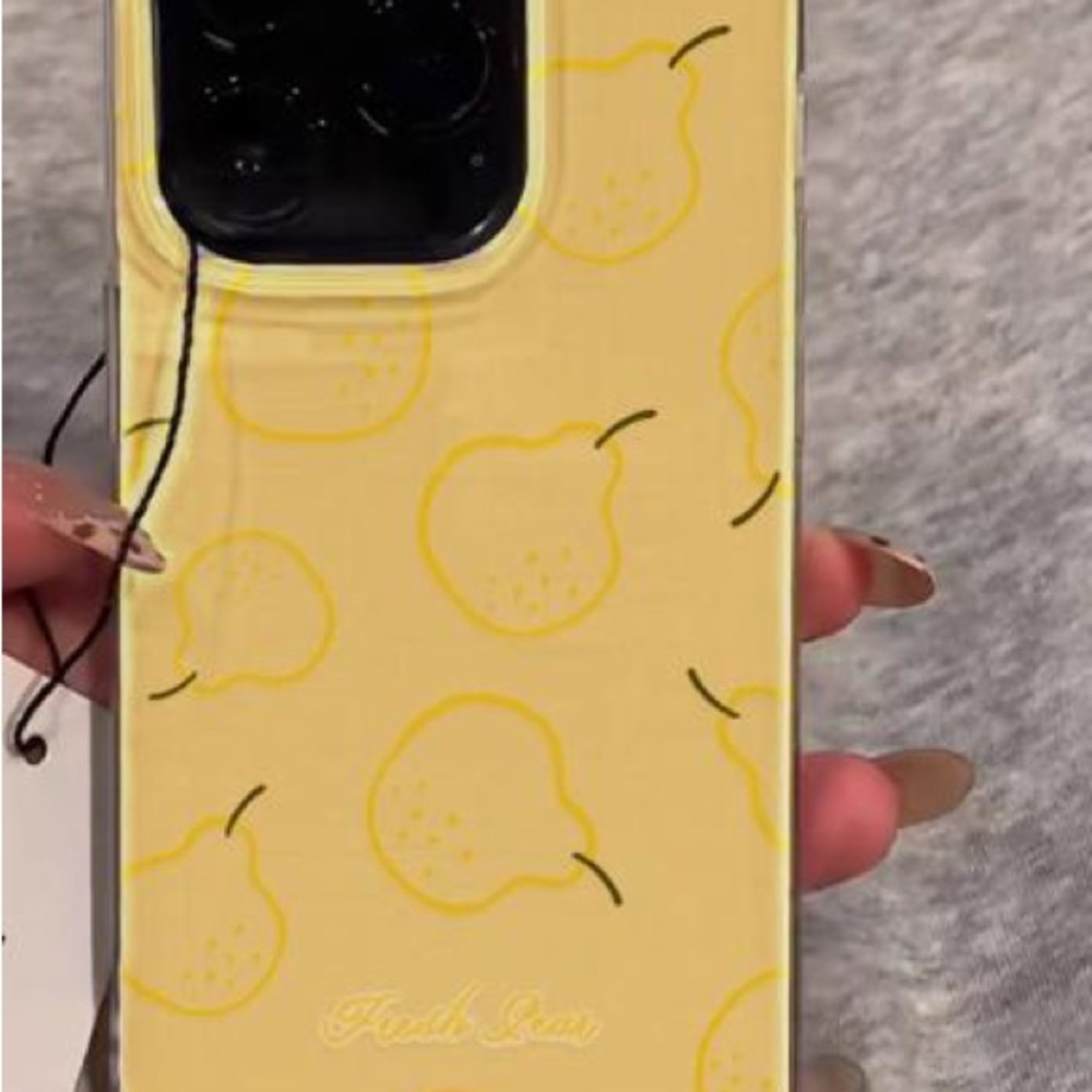 Yellow Pear Pattern Phone Case
